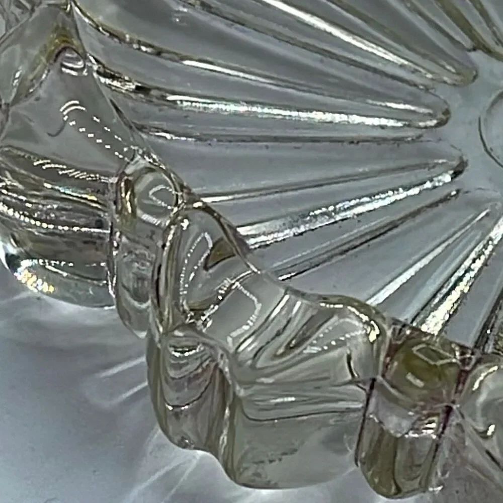 Vintage Hazel Atlas clear 1960’s nesting ashtray. - Picture 5 of 6
